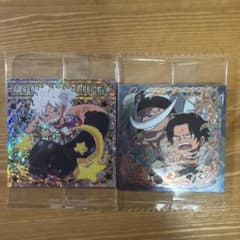 ワンピース シール モンキー・D・ルフィ＆白ひげ＆エースのサムネイル