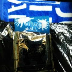 AAA タオル リストバンド セット 青 與のサムネイル