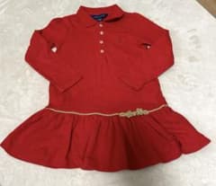 ラルフローレン☆ワンピース レッド×ゴールドのサムネイル