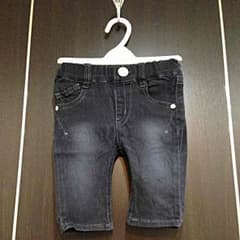 ブラックデニムパンツ ８０のサムネイル