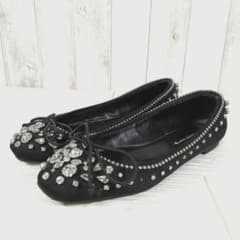 【美品】tsuru by mariko oikawa フラットシューズ黒36 TSURU by MARIKO OIKAWA】ビジュー フラットシューズ 22 - メルカリ