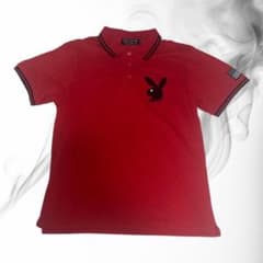 vintage PLAYBOY RED 国旗　00sのサムネイル