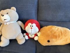 프라이즈품 봉제인형 도라에몽 테드 카피바라씨