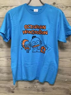 Splatoon Octarian x Hangyodon T-shirt, Size M, Blue, Sanrio
