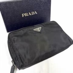 PRADA プラダ ポーチ テスートナイロン 三角ロゴ 小物入れ 化粧