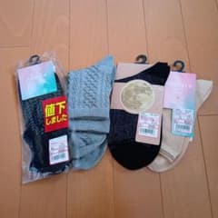 しまむら　レディース　ソックス 4足セット　陽さん　yumiさん　てらさん