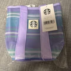 スターバックス メッシュトートバッグ スモール パープルのサムネイル