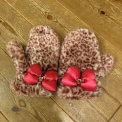 ディズニーヒョウ柄ファ手袋のサムネイル
