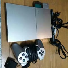 PS2本体（薄型9000番台シルバー)使用済み品のサムネイル