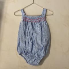 Jacadi ストライプ ロンパース 74cmのサムネイル