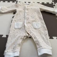 アカチャンホンポ　長袖ロンパース　前開き　80cm 裏起毛のサムネイル