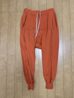 値下げ/Rick Owens DRKSHDW オレンジ　サルエルパンツ S 値下げ/Rick Owens DRKSHDW オレンジ サルエルパンツ S - メルカリ