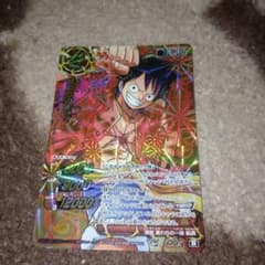 絶版 希少 ワンピース ミラクルバトルカードダス 麦わらのルフィ 神Ω1