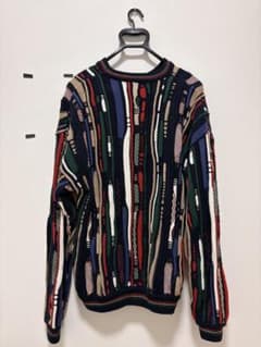 North Wales SPORTSWEAR 3Dニット セーター Mのサムネイル