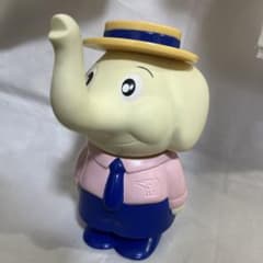 ぞうさん貯金箱　ピンク　象印のサムネイル