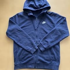 Nike フルジップパーカー【Ｌ】色ネイビーのサムネイル