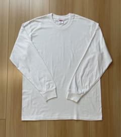 【新品未使用】supreme シュプリーム　ロングTシャツ　白　無地のサムネイル