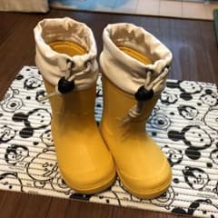 お値下げ☆キッズ長靴　13-14cm 反射板付きのサムネイル
