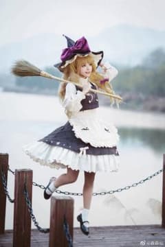 東方Project　霧雨魔理沙　コスプレ 衣装　森森仙 東方Project: 霧雨魔理沙 コスプレ 半袖版 (森森仙) SailorStyle