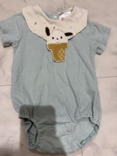 futafuta ロンパース ポチャッコ ベビー服 アイスクリーム