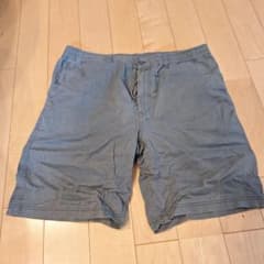 メンズ シンプル ハーフパンツ ブルーのサムネイル
