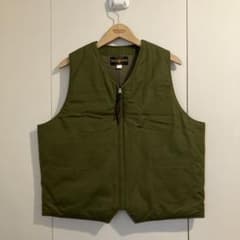 Butcher Products ミリタリーダウンベスト オリーブ 44 - メルカリ