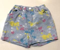LITTC ディズニー ペイント柄 ハーフパンツ キッズのサムネイル