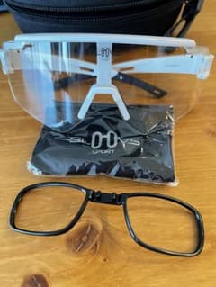 BLOOVS SPORT サイクリング サングラス UV400ホワイト 付属品付のサムネイル