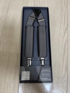 CEREMONY サスペンダー ヘリンボーン柄 フリーサイズのサムネイル