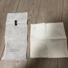 BARNEYS NEW YORK バーニーズニューヨーク 麻100％ ハンカチのサムネイル
