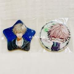 AMNESIA ケント オトメイトストア限定 七夕 星型缶バッジ セット