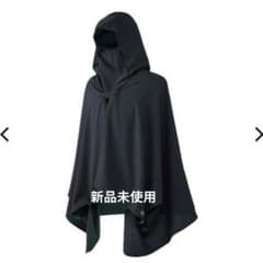 【新品】ワークマン　エックスシェルター暑熱ポンチョ　ブラックのサムネイル