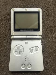 ジャンク】Nintendo GAME BOY ADVANCE SP シルバー色のサムネイル