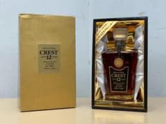 T1547☆古酒 未開栓 サントリー クレスト 12年 デキャンタ ウィスキー