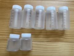 medela メデラ 透明保存容器 150ml 80ml 7個セット