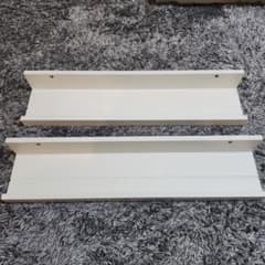 IKEA 월 선반 화이트 2개 세트①