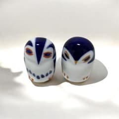サルガデロス　Sargadelos FAUNA フクロウ　鳥　オブジェ　スペイン サルガデロス Sargadelos FAUNA フクロウ 鳥 オブジェ スペイン - メルカリ