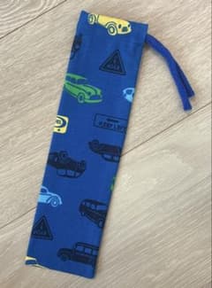ハンドメイド　お箸袋　カトラリー　歯ブラシ袋　巾着　車
