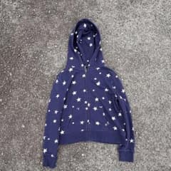 00s Ralphlaurel ジップパーカー 星柄 短丈 S y2k 平成 - メルカリ