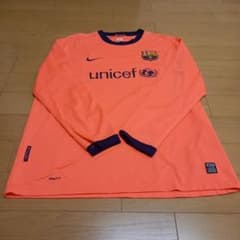 FC Barcelona 09-10 Nike 長袖ユニフォーム オレンジ NIKE FCバルセロナ 長袖ユニフォーム オレンジ - メルカリ
