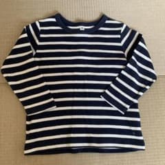 ボーダー 長袖カットソー 90cmのサムネイル