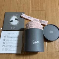 即決可！【未使用】育てるタオル　feel プチフェイスタオル(ピンク)のサムネイル