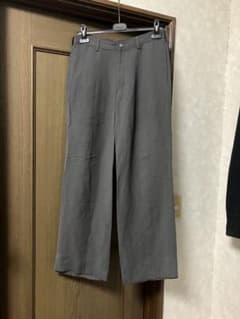 00s emporio armani レーヨン×リネン×シルク ワイドスラックス - メルカリ