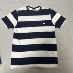 LACOSTE ボーダーTシャツ ネイビー×ホワイト サイズ4のサムネイル