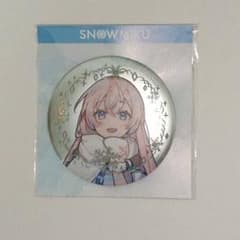SNOW MIKU 캔 배지 순음 루카