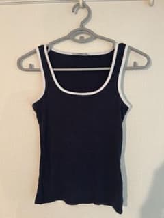 Cotton On ネイビー タンクトップ ホワイトトリムのサムネイル