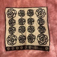 elite MODELS ミニタオル ハンカチ 薔薇柄のサムネイル