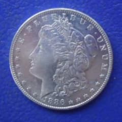 本物保証 モルガン銀貨 1886年のサムネイル