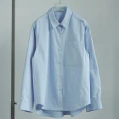 anuke アンヌーク Highcount Over Shirts アイスブルー - メルカリ