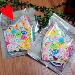 ツムツム柄マスク♡2枚セットのサムネイル